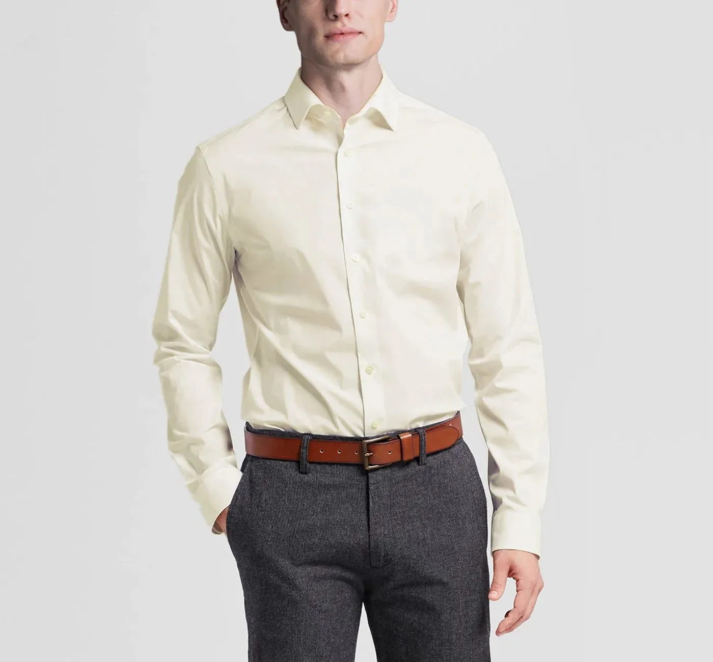 Stretch Slim Fit Button Down