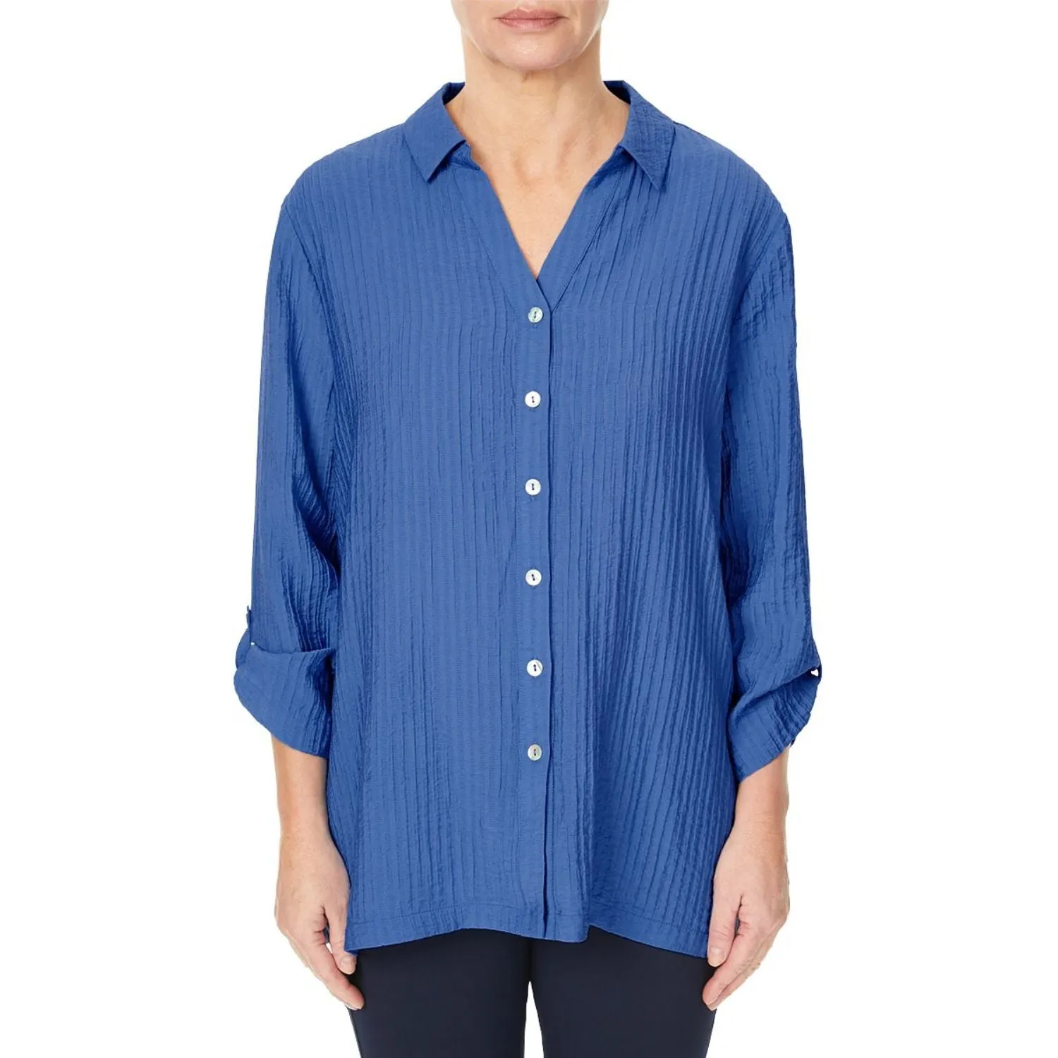 TIGI 18/20 Ultramarine Button Down Shirt