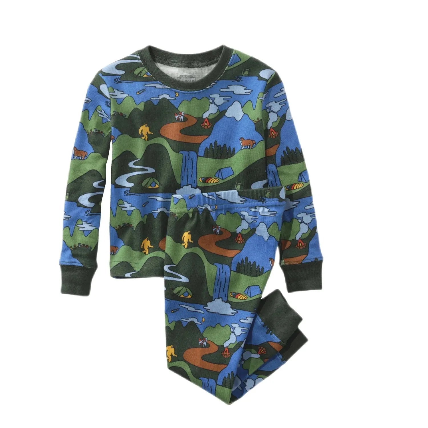 Toddlers' Organic Cotton Fitted Pajamas