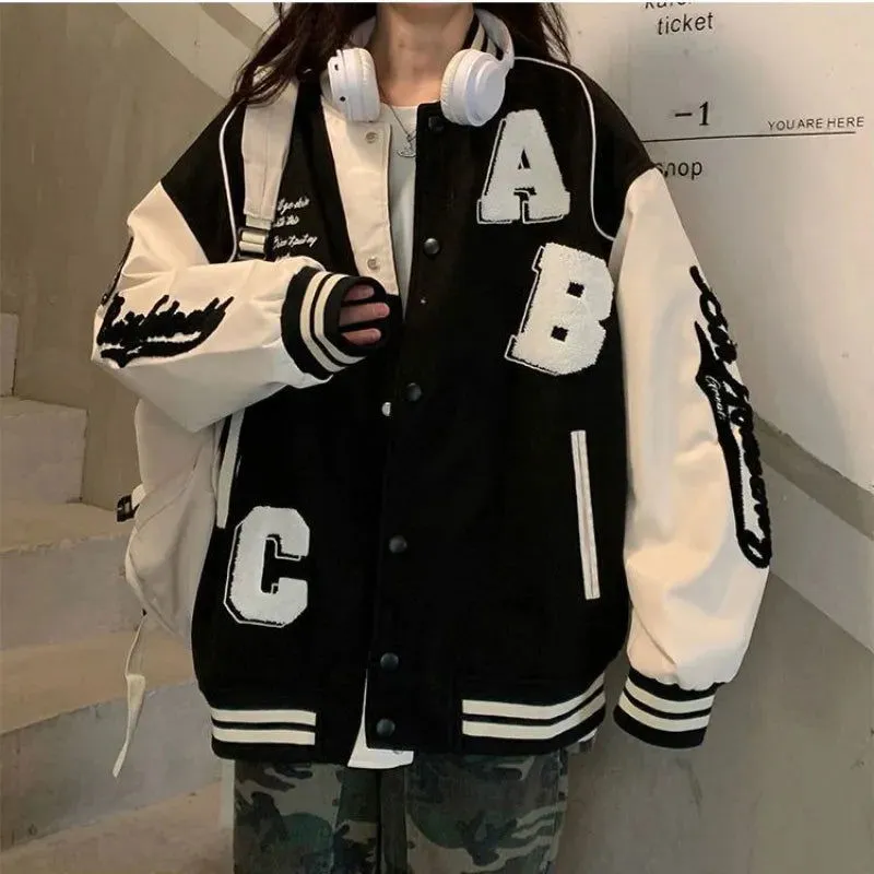 Vintage Bomber Jacket Women Oversized*