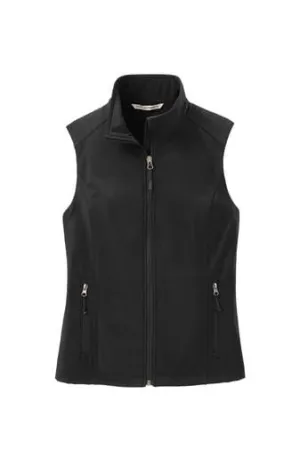 Women's Soft Shell Vest- (Black)