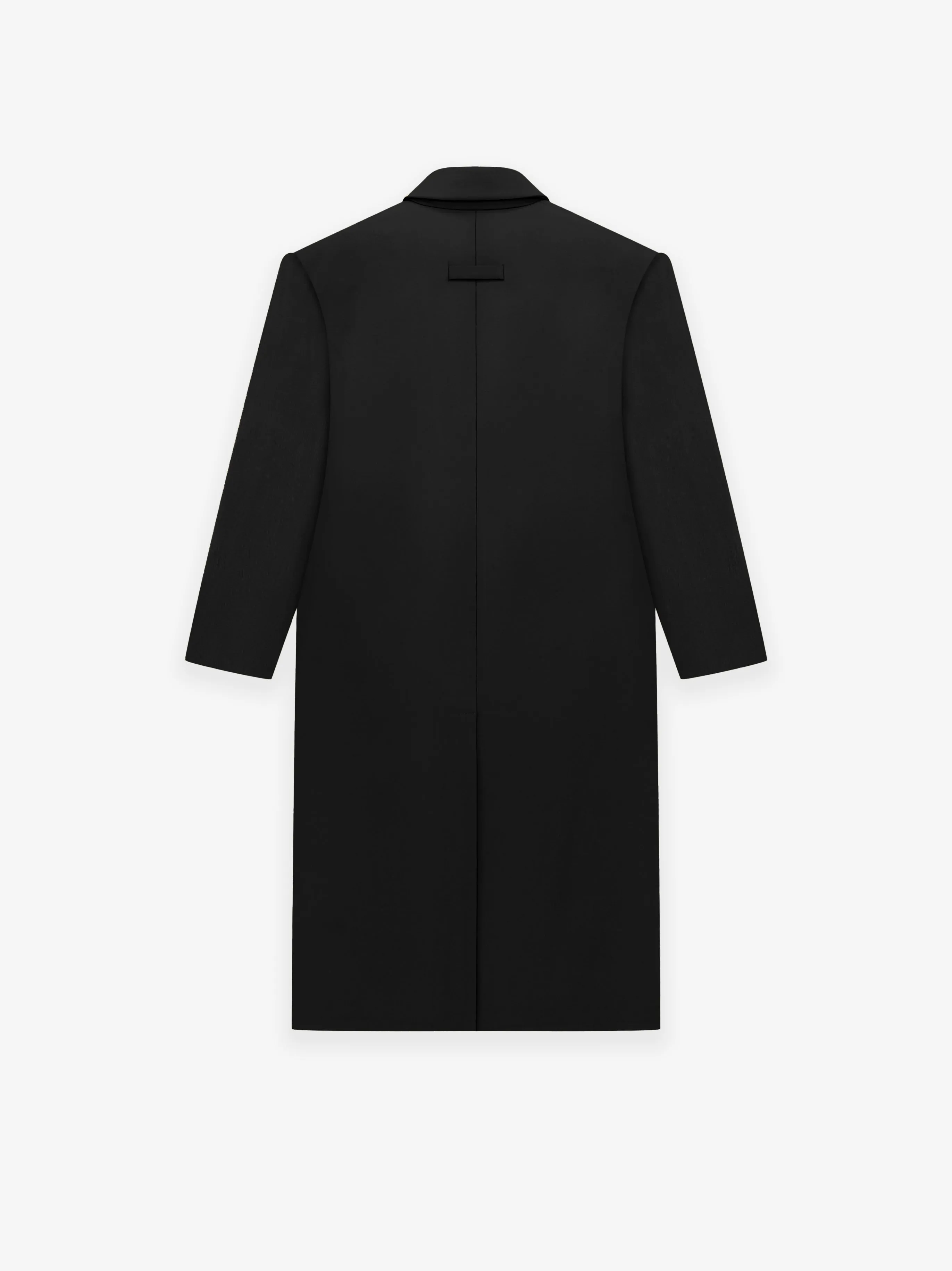 Wool Gabardine Double Breasted Overcoat