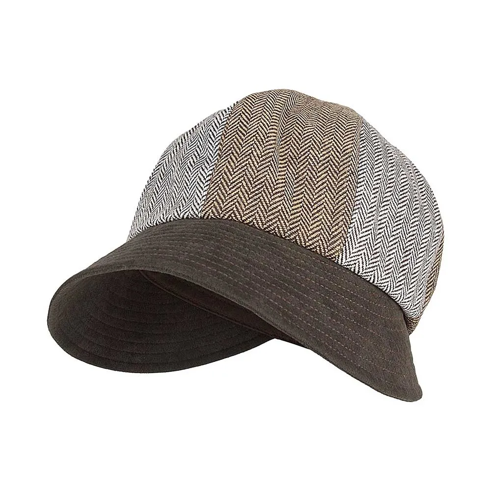 Wool Herringbone Fashion Hat