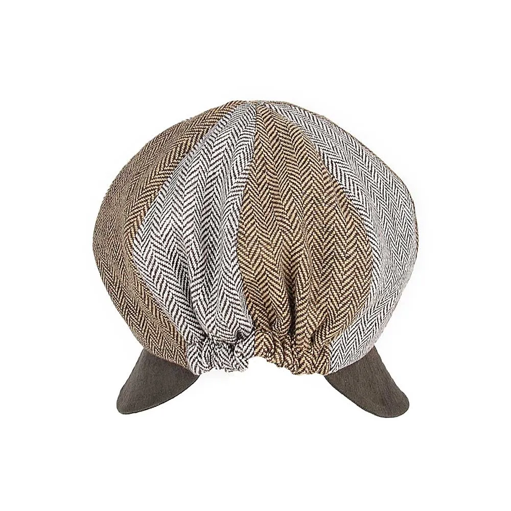 Wool Herringbone Fashion Hat